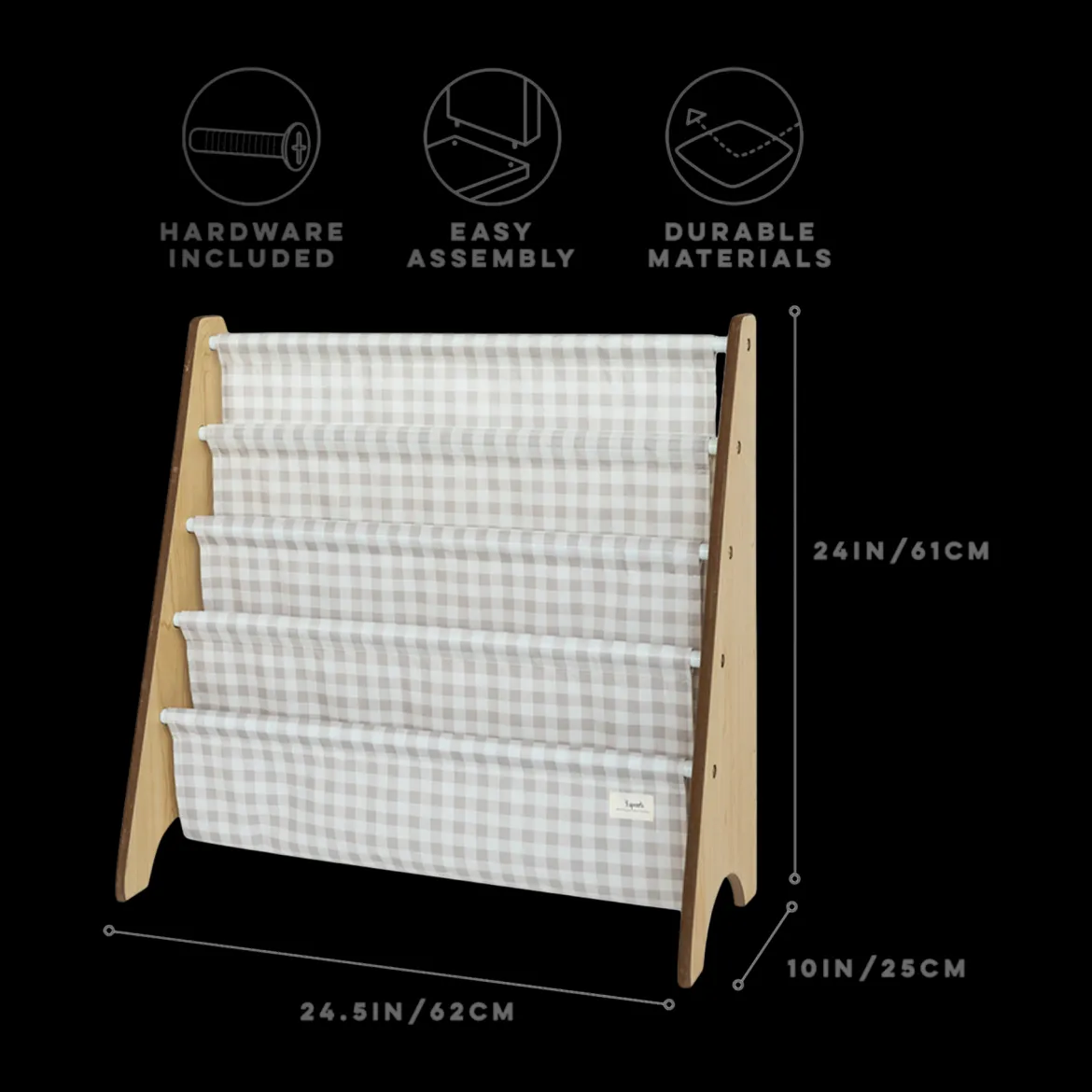 Recycled Book Rack