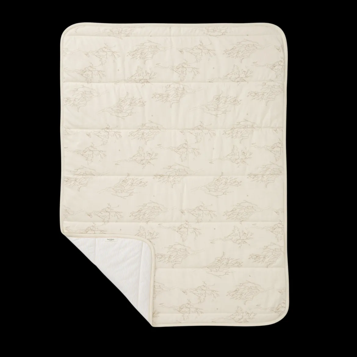 Reversible Organic Cotton Jersey Knit Blanket