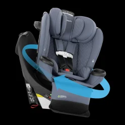 Revolve360 Extend All-in-One Rotational Car Seat with Green & Gentle Fabric