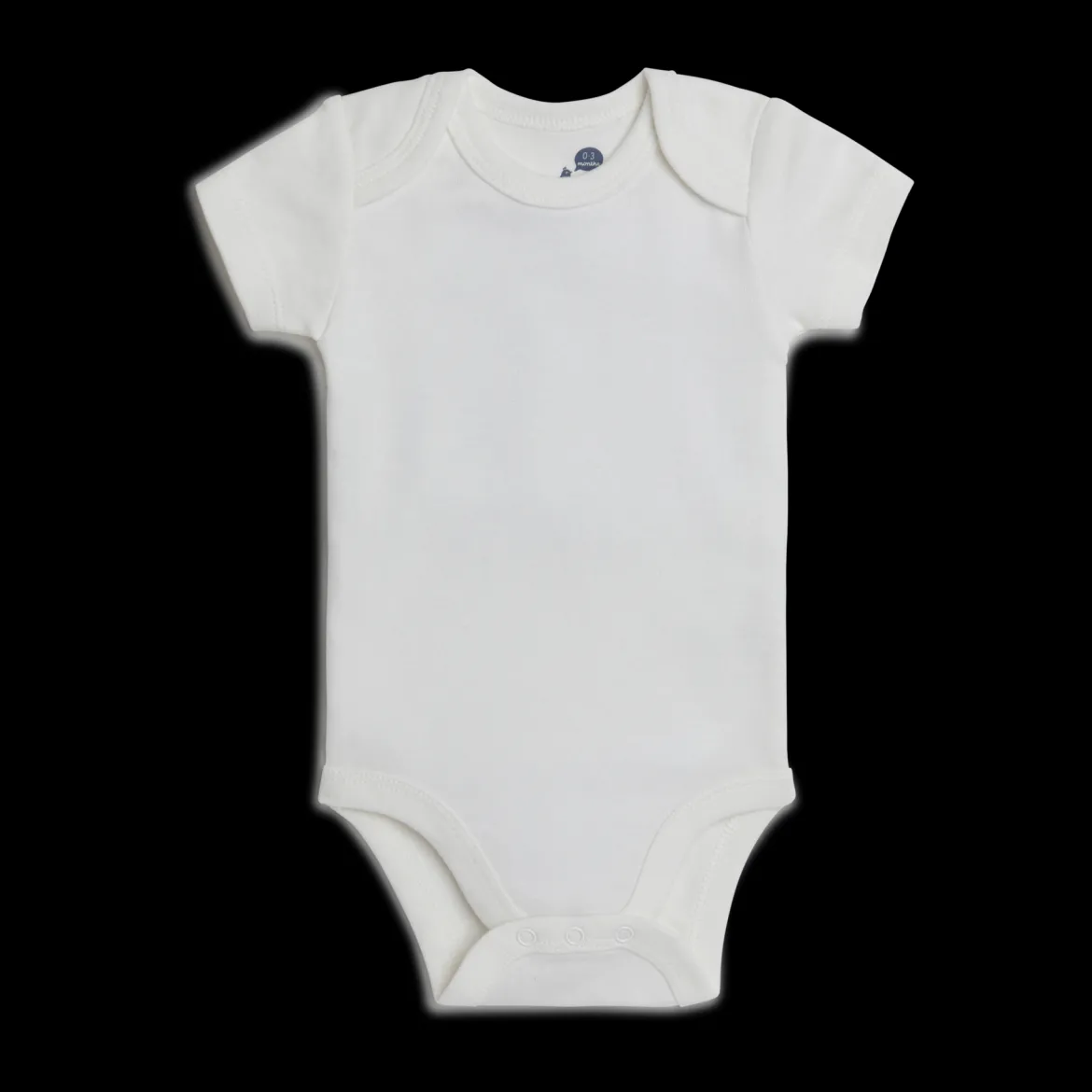 Short Sleeve Solid Organic Cotton Bodysuits (5 Pack)