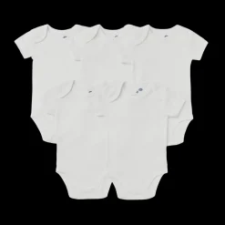 Short Sleeve Solid Organic Cotton Bodysuits (5 Pack)