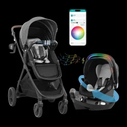 Shyft Intuiti+ Travel System featuring Revolve180 LiteMax NXT with SensorySoothe