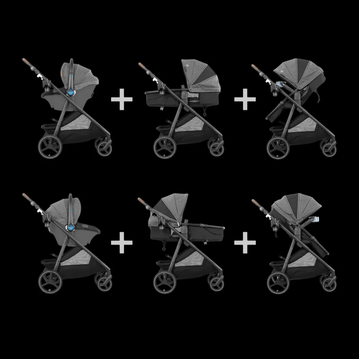 Shyft Intuiti+ Travel System featuring Revolve180 LiteMax NXT with SensorySoothe