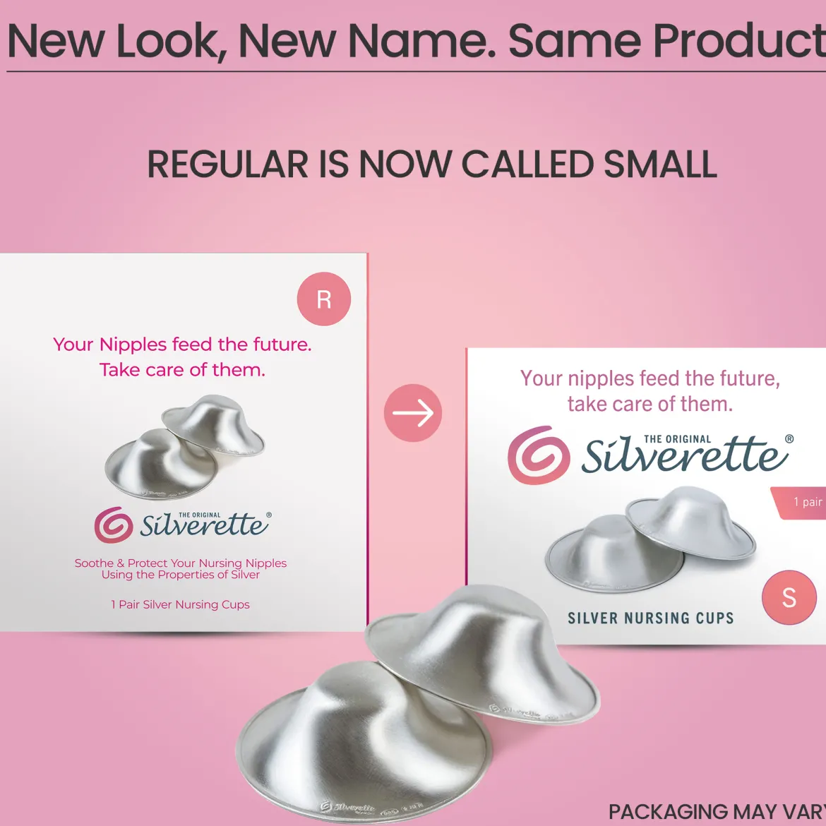 Silver Nursing Cups