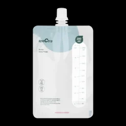 Simple Store Breast Milk Collection Storage Bags with Bottle Connector - 10ct