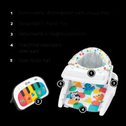 Tappin Tunes' Learn to Sit 4-in-1 Floor Seat