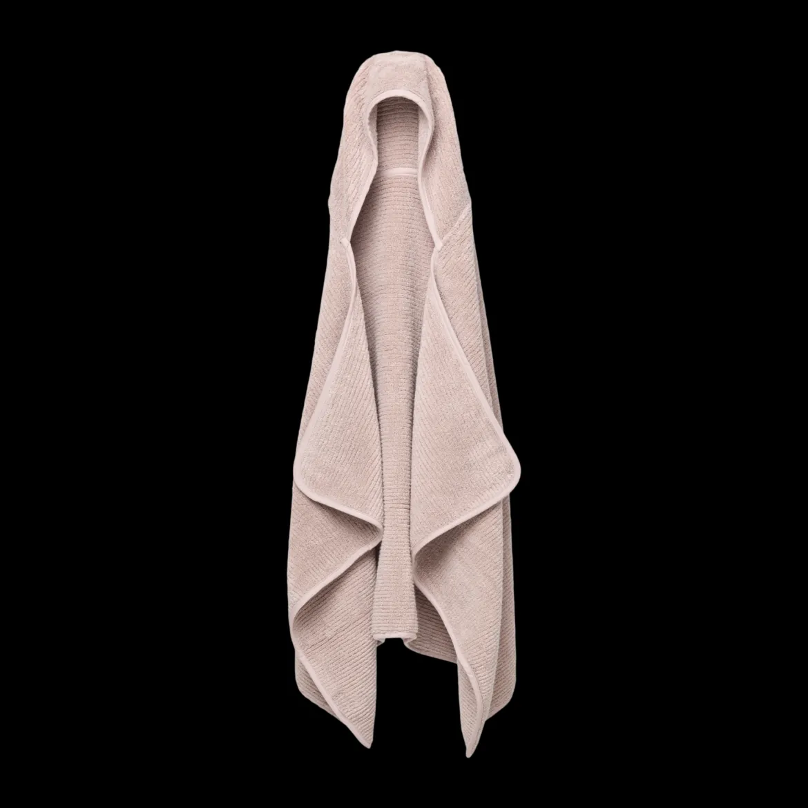 The Organic Ribbed Hooded Towel