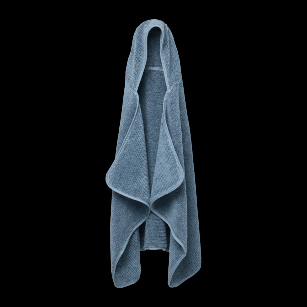 The Organic Ribbed Hooded Towel