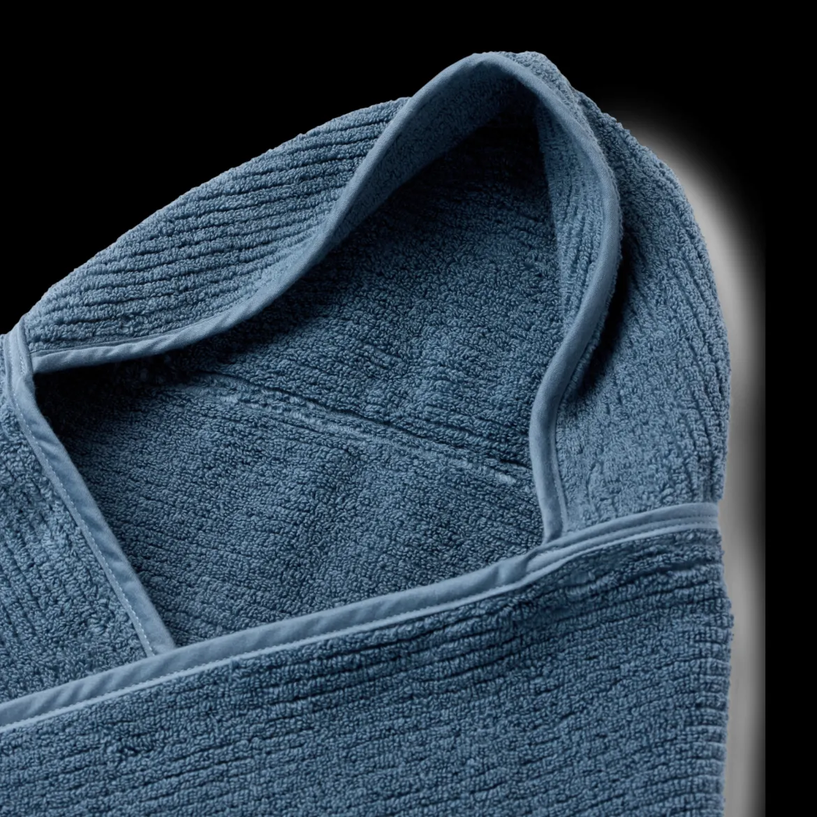 The Organic Ribbed Hooded Towel