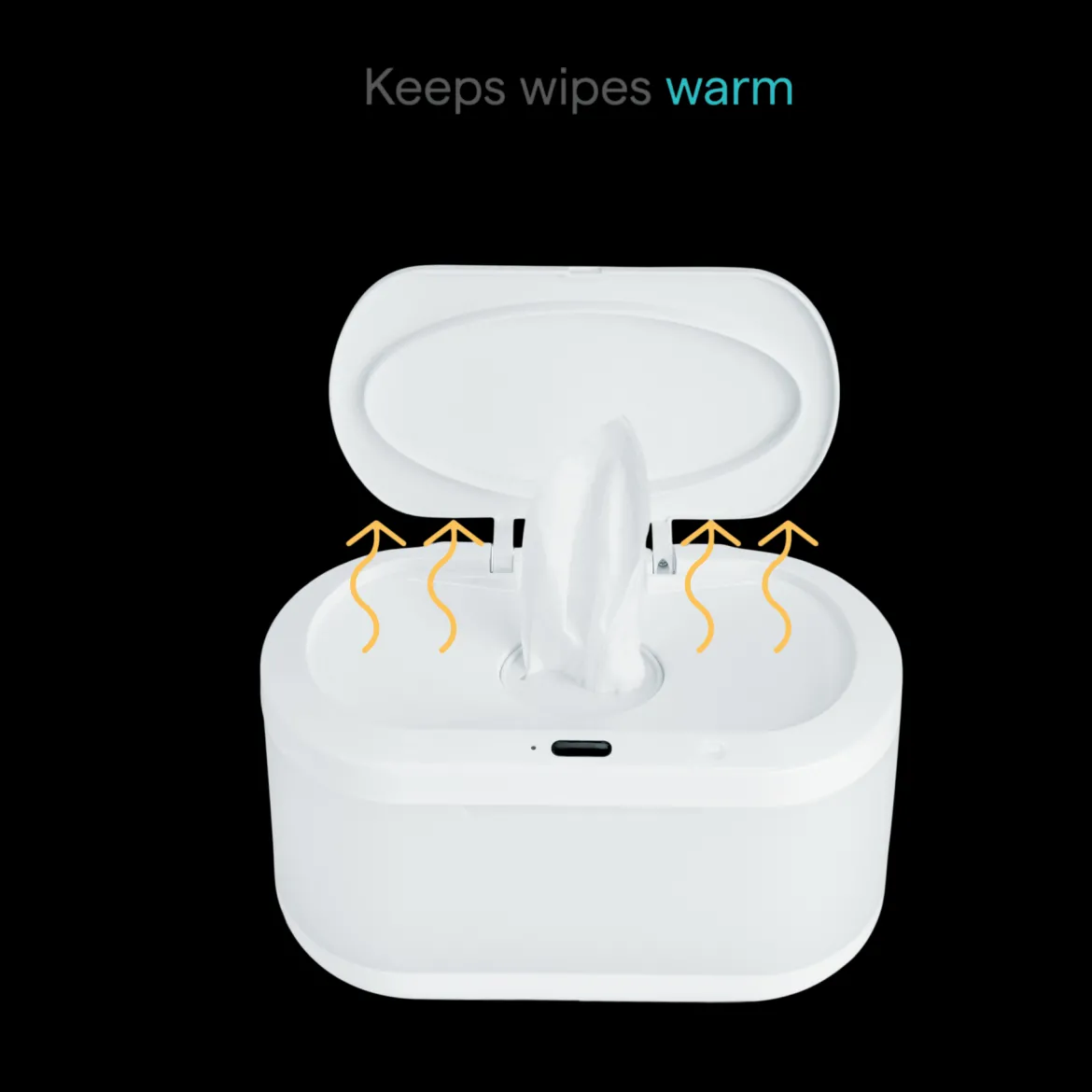 Touch Free Baby Wipe Warmer with Nightlight