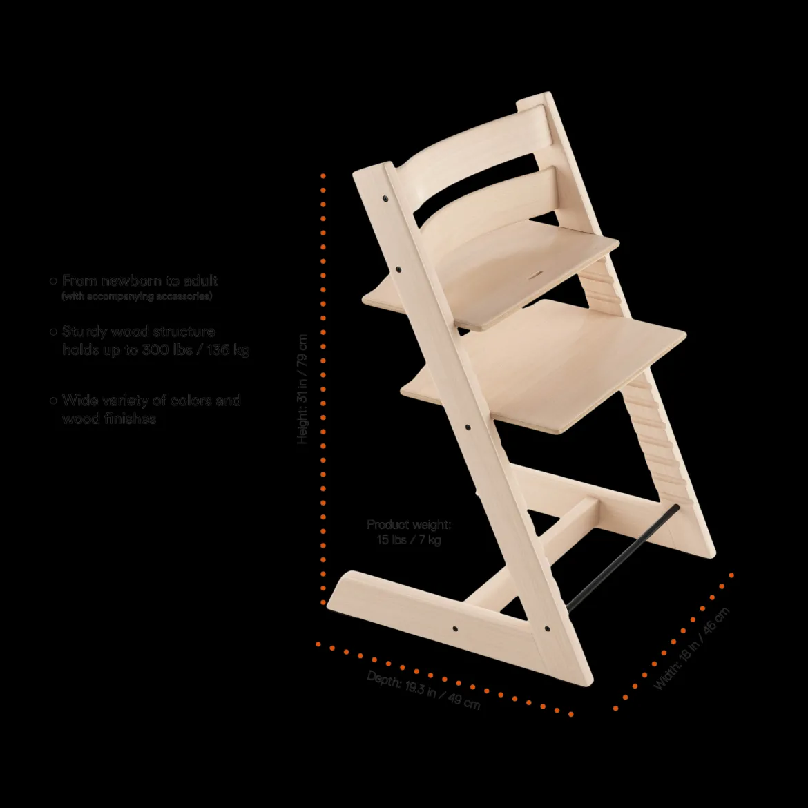 Tripp Trapp High Chair² + Tray Bundle