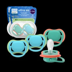 Ultra Air Pacifier 6-18M (4 Pack)