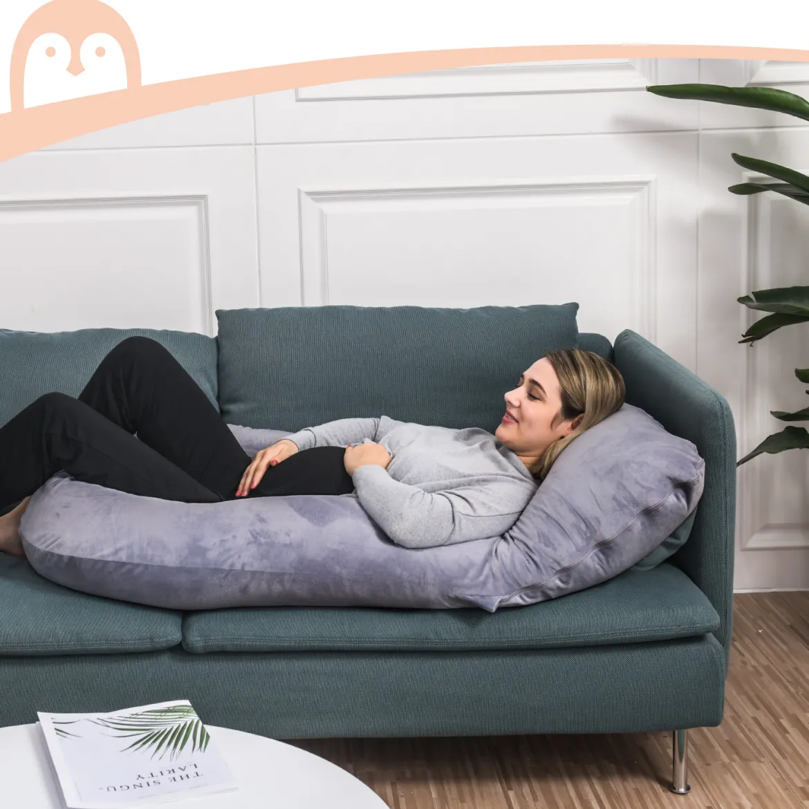 U-Shaped Full Body Maternity Pillow