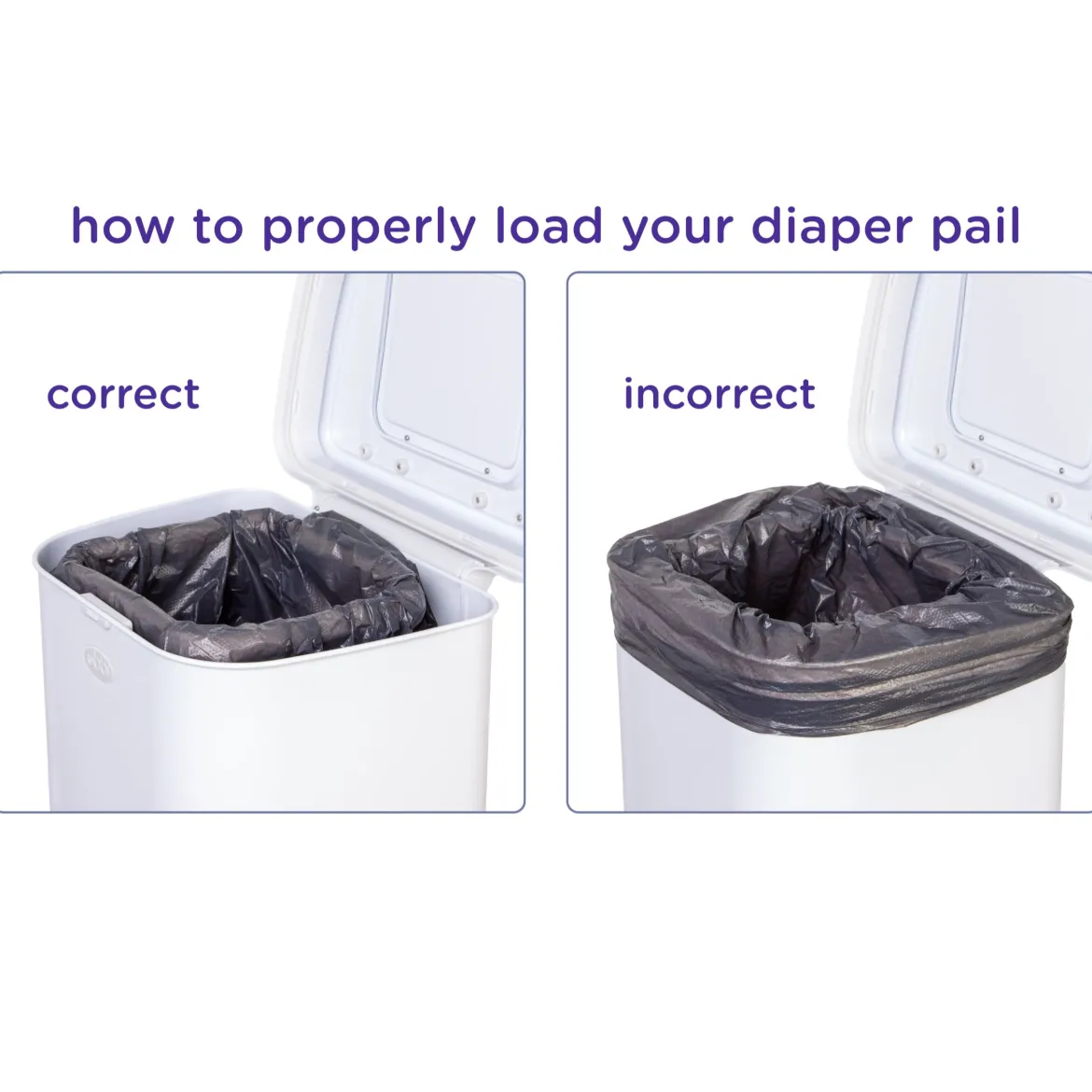 Venti Steel Diaper Pail