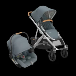 Vista V3 Stroller & Aria V2 Lightweight Infant Car Seat Travel System