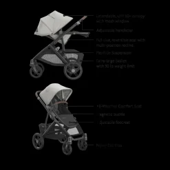 Vista V3 Stroller & V3 Bassinet Bundle