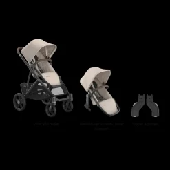 Vista V3 Stroller, RumbleSeat V3 & Upper Adapters