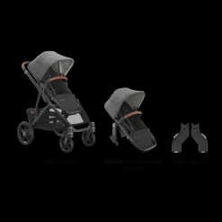 Vista V3 Stroller, RumbleSeat V3 & Upper Adapters