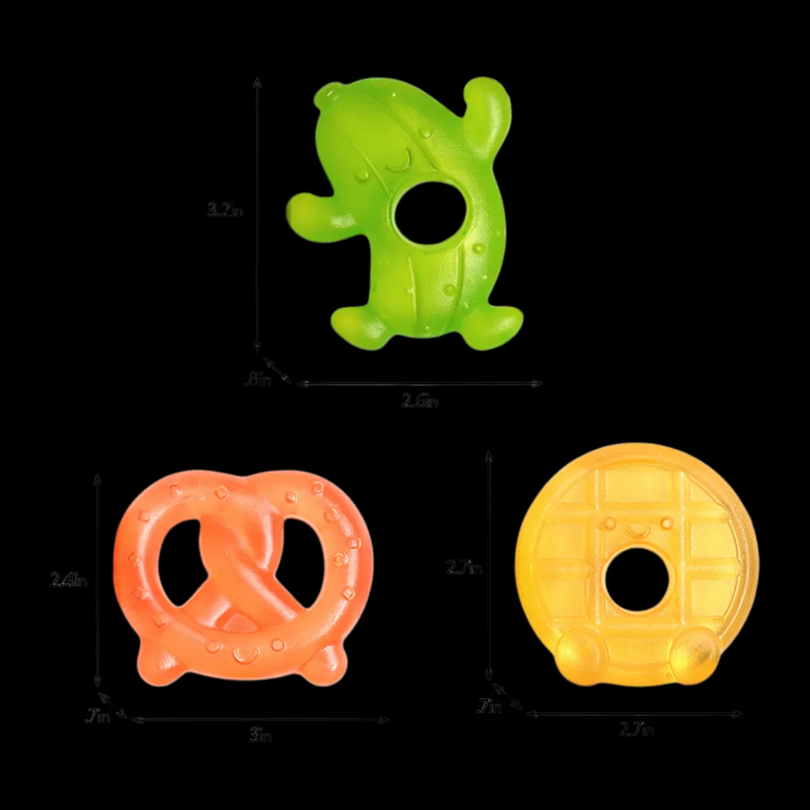 Water-Filled Teether (3 Pack)