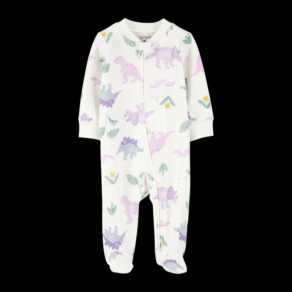 2-Way Zip Cotton Sleep & Play Pajamas